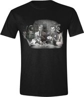 Batman - Villains Poker Men T-Shirt - Black - S
