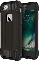 Hoesje Geschikt voor Apple iPhone SE (2020 / 2022) | Shock Proof | Hybride Back Cover | Beschermhoes | Schokbestendig | Extra bescherming | Zwart
