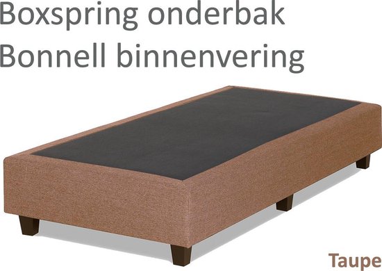 Boxspring underbody Bonnell innerspring, 80 x 210, Taupe