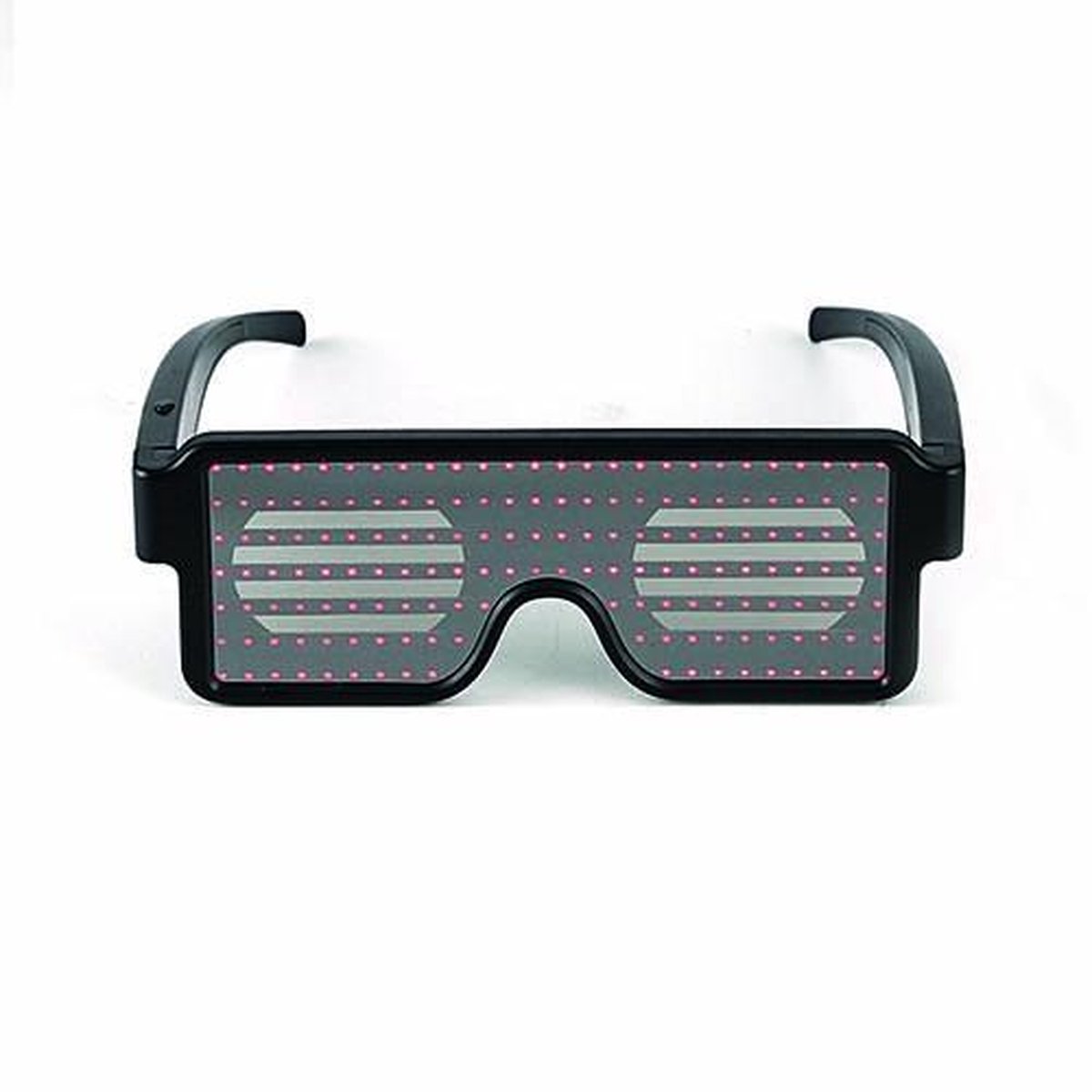 Freaky Glasses® | LED party glasses - roze verlichting