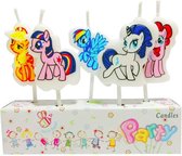 ProductGoods - 5 Verjaardagskaarsjes My Little Pony | MyLittlePony | Verjaardag | Traktatie | Taart Decoratie | Kinderen | Vuurwerk taartversiering
