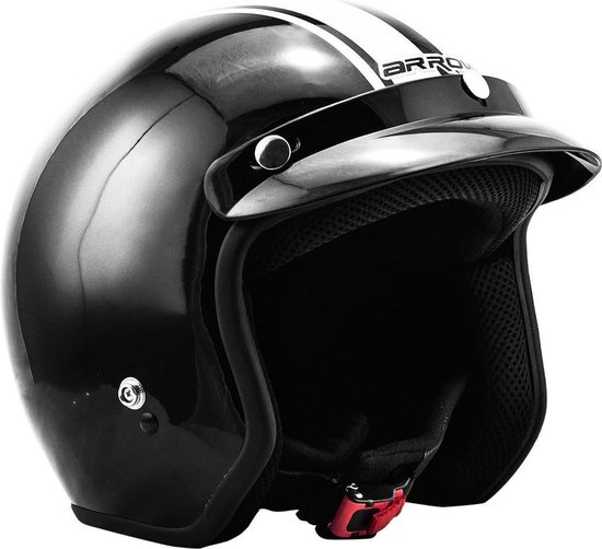 ARMOR AV48 retro open jethelm scooter helm, motorhelm, L Large 5960