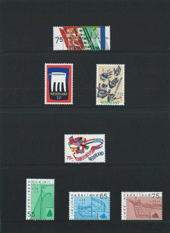 Thumbnail van een extra afbeelding van het spel Nederland Jaarcollectie Postzegels 1989