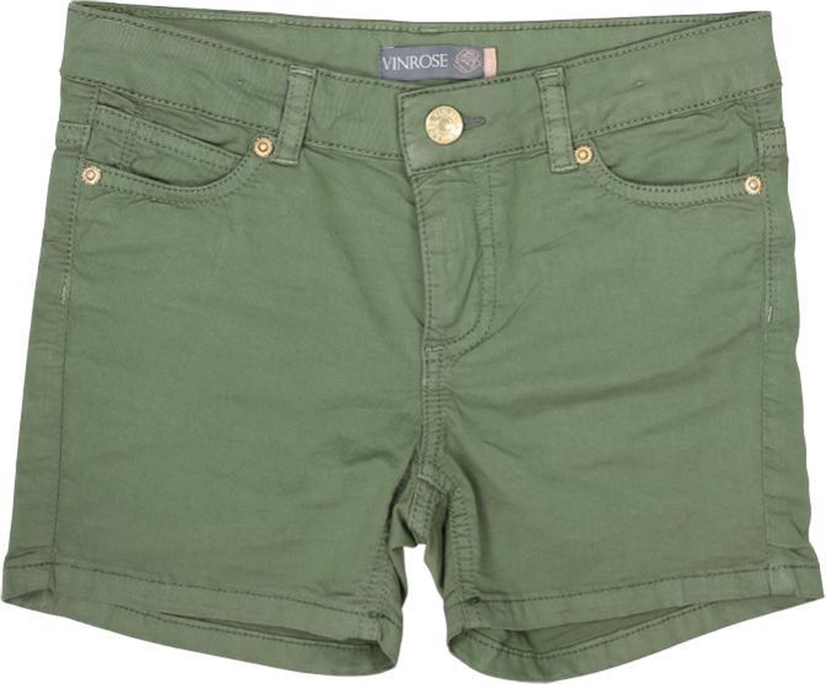 Vinrose -Short - Oil Green - 116
