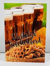 20 X Wenskaarten Hartelijk Gefeliciteerd