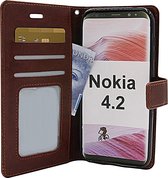 Nokia 4.2 - Bookcase Bruin - portemonee hoesje