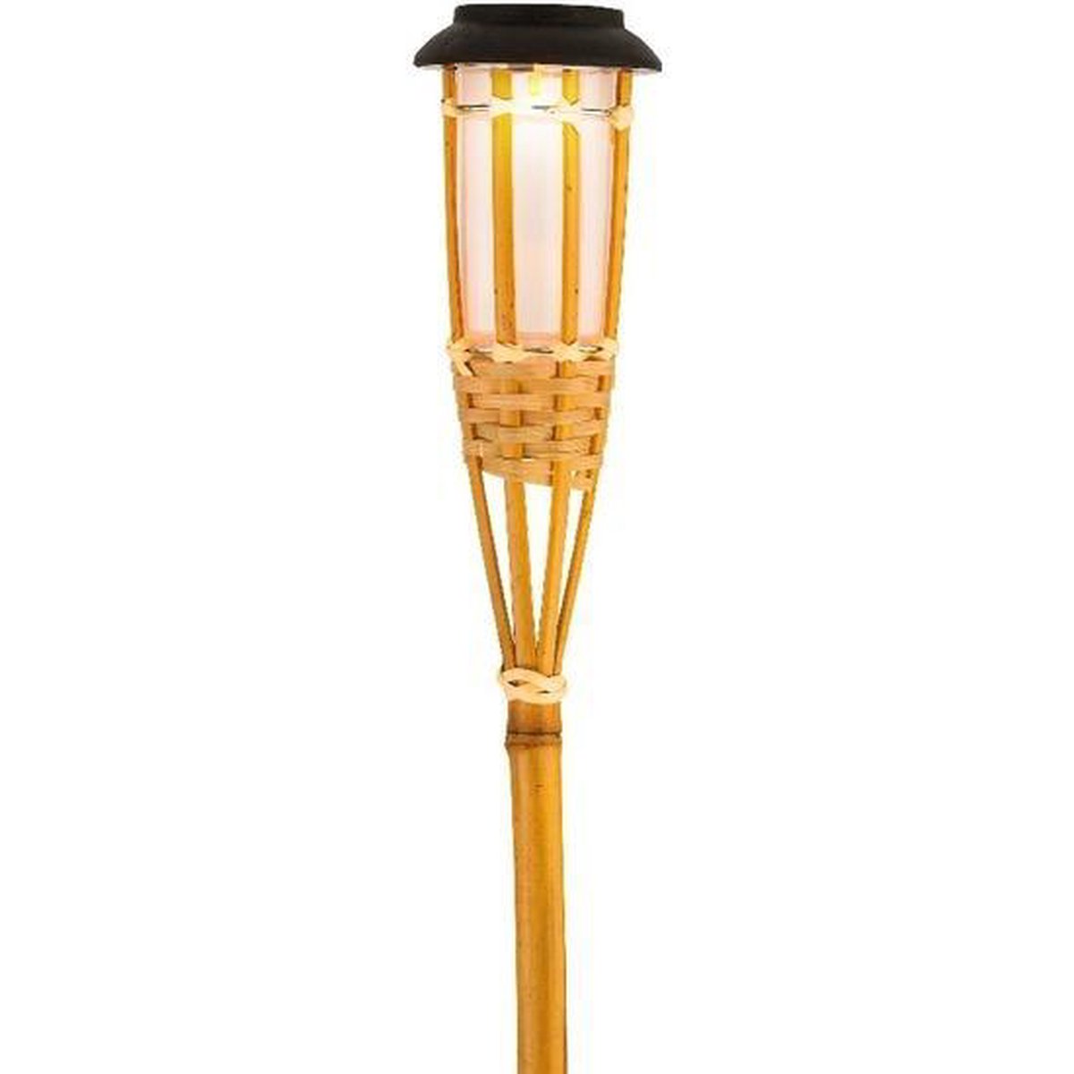 vergeten Overleving Heel boos 1x Buiten/tuin LED fakkel Bodi solar verlichting bamboe 54 cm vlam -  Tuinfakkel -... | bol.com