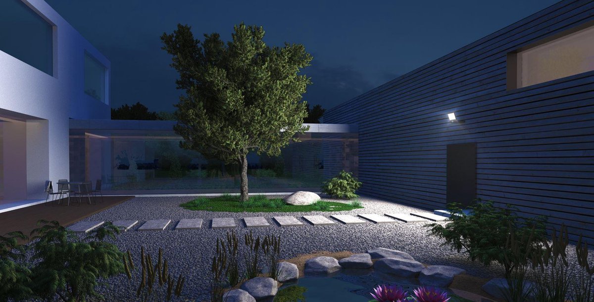 Steinel LED Buitenspot Xled ONE XL Met Sensor Antraciet