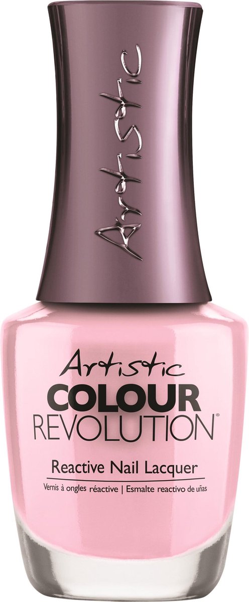 Artistic Nail Design Colour Revolution 'The Pink in her Cheeks'