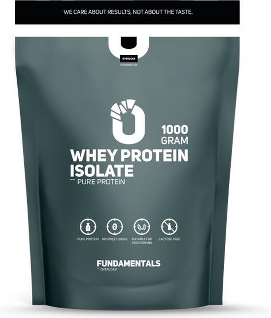 Fundamentals Whey Protein Isolate - 1000g - Protein shake - Eiwit poeder - lactose vrij - vrij van kleur/smaak stoffen