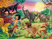 Diamond Painting Volwassenen Mowgli in de jungle 40X50