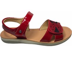 Naturino velcro cococinelle sandalen 5735 lak rood mt 38
