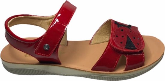 Sandales Naturino Velcro Cococinelle 5735 Laque Rouge Taille 38