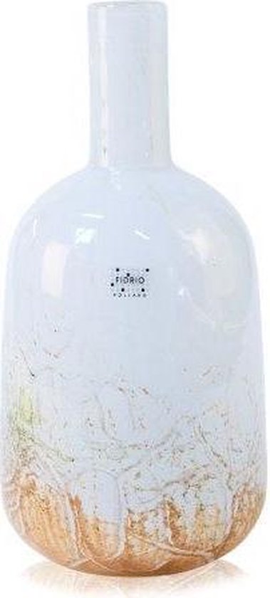 stopcontact mogelijkheid hand Design fles Bottle craft - Fidrio RUSTY - glas, mondgeblazen - hoogte 34 cm  | bol.com