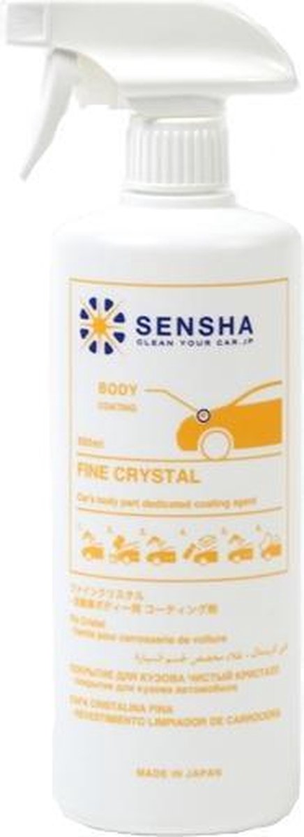 SENSHA Fine Crystal glascoating spray 400 ml | Nano - ceramic - keramische coating auto