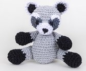 Amigurumi Nederlans DIY Haakpakket incl vulling Wasbeer