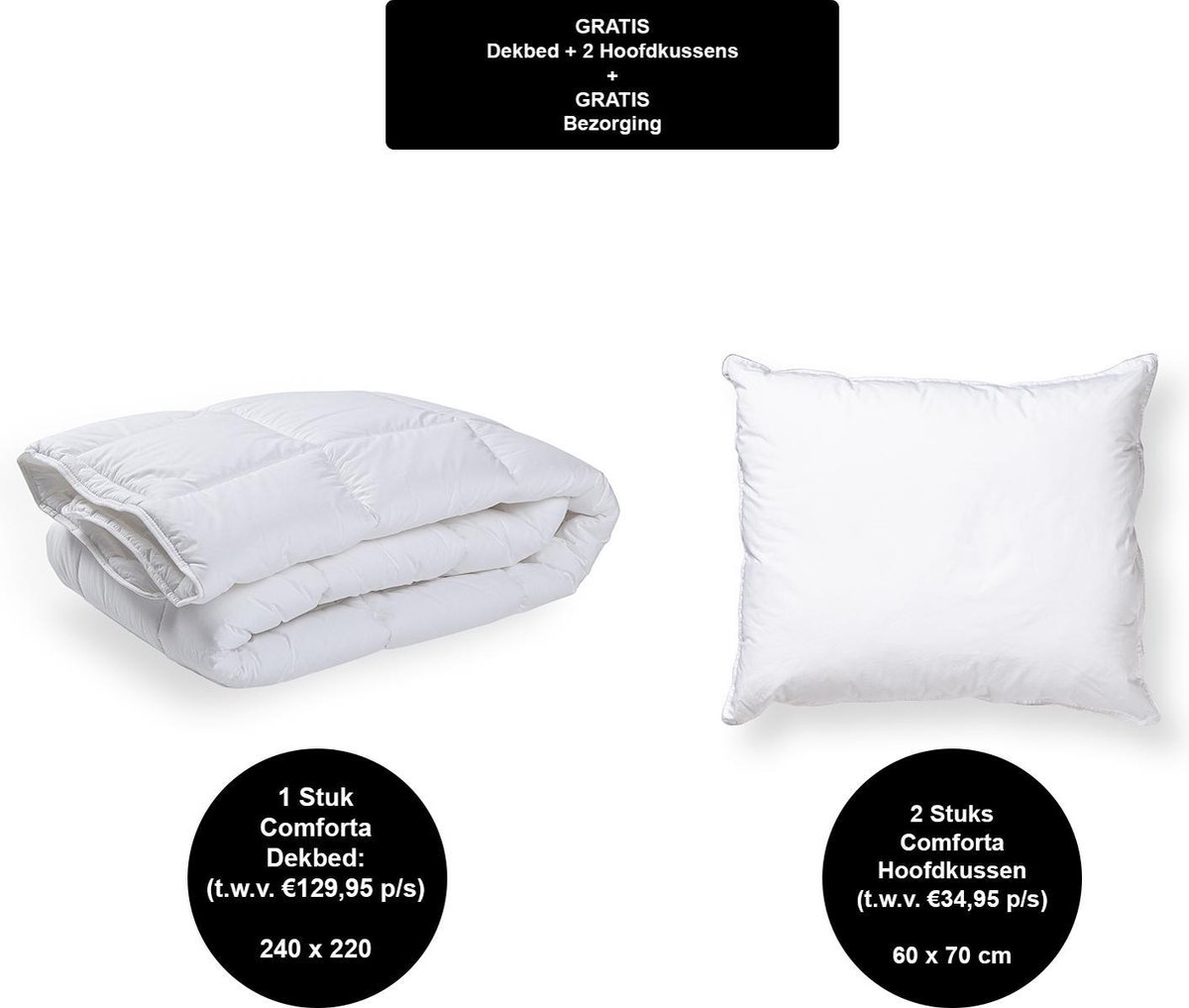 Anno 1588 Comforta Boxspringset - Pocketvering - Zwart - 180x200 cm - Inclusief dekbed + 2 kussens thumbnail 4