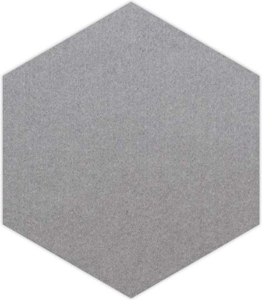 Hexagon vilt onderzetter - Lichtgrijs - 6 stuks - ø 10 cm - 6-hoek - Glas onderzetter - Cadeau - Woondecoratie - Woonkamer - Tafelbescherming - Onderzetters Voor Glazen - Keukenbenodigdheden - Woonaccessoires - Tafelaccessoires