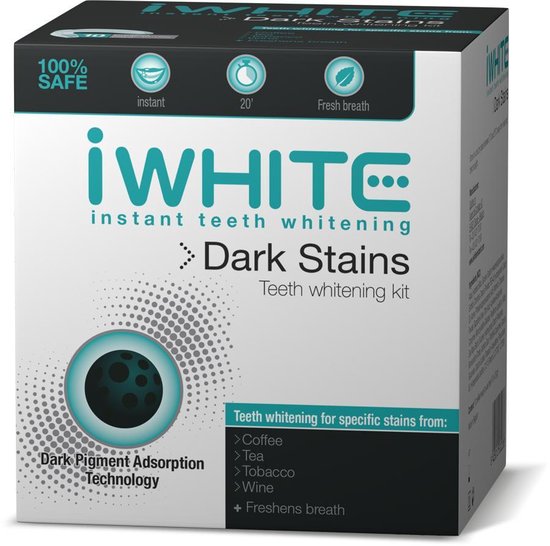 President bleek bedreiging iWhite Instant Whitening Kit Dark Stains | bol.com