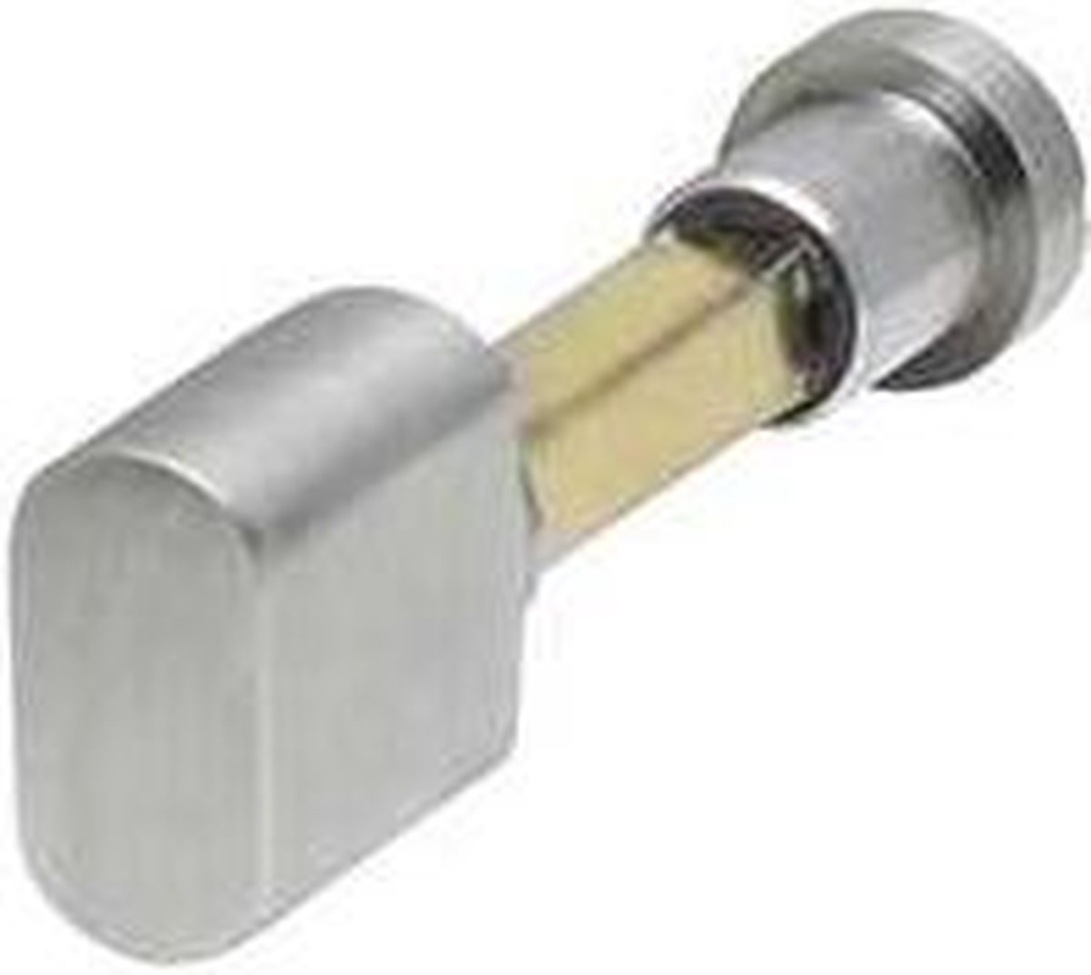WC knop/stift rvs mat WC 8mm/87mm