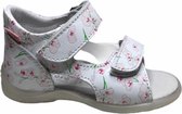 Kickers velcro meisje sandaal jul wit roze mt 21