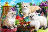 Diamond Painting Kittens / Tea Party 70x48