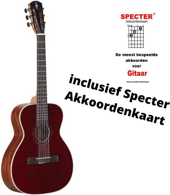 Alvarez Klassieke gitaar met handige akkoordenkaart | bol.com