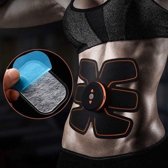 EMS Buikspiertrainer, Elektrische Trainingsapparaat Met 10 Standen En 30 Intensiteiten Spierstimulatie Usb Oplaadbaar Draagbaar Calorieverbruik Indicator 2889491174
