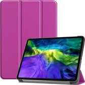 iPad Pro 11 Hoesje - Tri-Fold Book Case - Paars