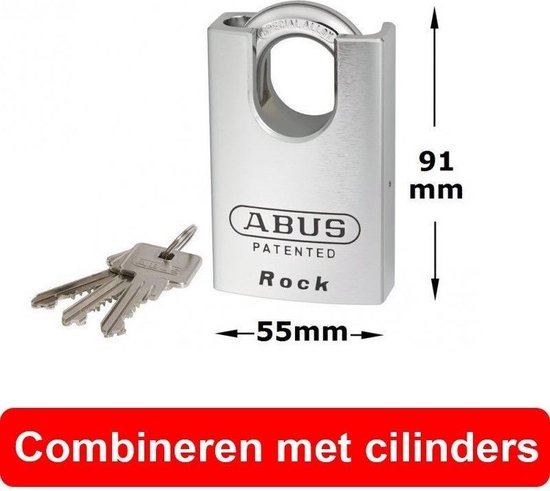 Abus Bike Locks ABUS 83CS55 High Security Rock Padlock - Keyed