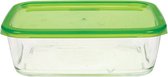 Luminarc "Keep-N-Box" - Vershouddozen - 370ml - Groen - Glas - (set van 6) En Yourkitchen E-kookboek - Heerlijke Smulrecepten