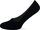Teckel 1-paar onzichtbare sneaker sokken - siliconen randje - 38 - Zwart