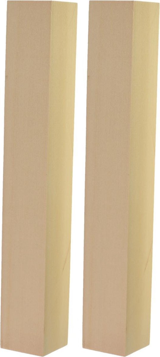 Kids At Work Balken Hout Jongens 21 X 3 Cm Lindehout 2 Stuks