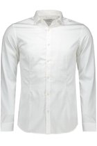 Jack & Jones Jjprparma Shirt L/s Noos 12097662 - White - Maat XXL