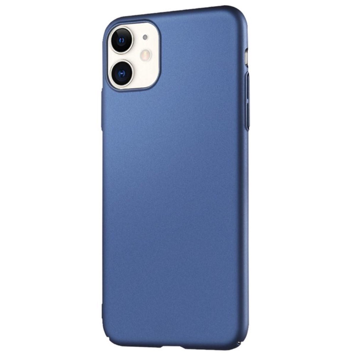 Hardcase met silky touch voor iPhone 11 6.1 inch - Donkerblauw