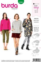Burda Naaipatroon 6296 - Sweater in Variaties
