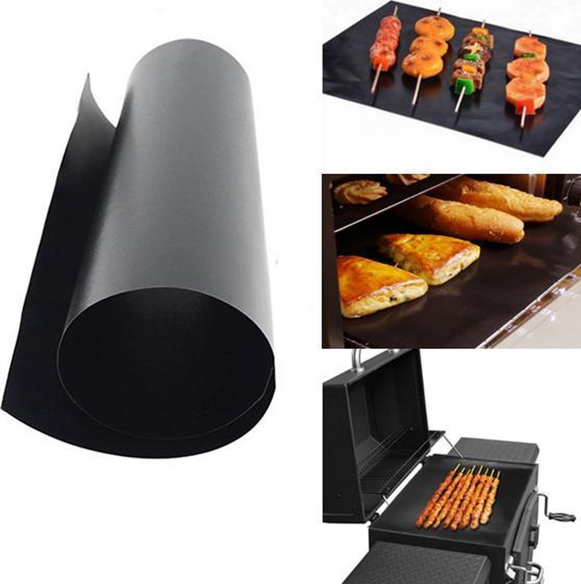 BBQ mat - BBQ grill mat- Ovenmat - Bakmat – Anti-kleef – BBQ accessoires  -... | bol.com