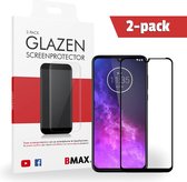 2-pack BMAX geschikt voor Motorola Moto One Zoom Glazen Screenprotector Full Cover Glas / Met volledige dekking / Beschermglas / Tempered Glass / Glasplaatje