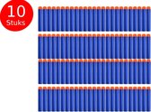 10 Stuks darts - Geschikt voor NERF N-Strike Elite Toy guns - Blasters refill - Speelgoedpistool Pijlen - inclusief Rheme Liniaal