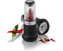 GEFU 34631 Râpe tournante Noir, Transparent