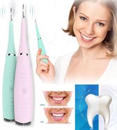 Elektrische Tandsteen verwijderaar - Zelf tandsteen verwijderen - Handmatig Tandsteen Verwijderen - Elektrisch Tandsteen Verwijderen - Tandplak verwijderen - Beste Floss - Tandsteen verwijderaar- Blauw