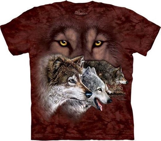 The Mountain T-shirt Find 9 Wolves T-shirt unisexe taille S