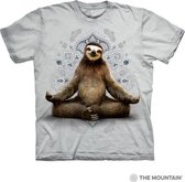 The Mountain Adult Unisex T-Shirt - Vriksasana Sloth - Gray