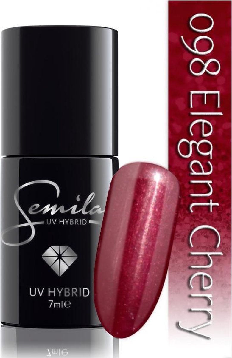 098 UV Hybrid Semilac Elegant Cherry 7 ml.