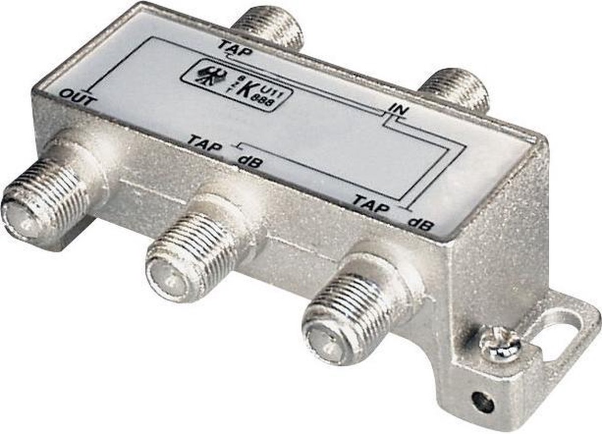 Multitap met 3 uitgangen - 20 dB / 5-1000 MHz