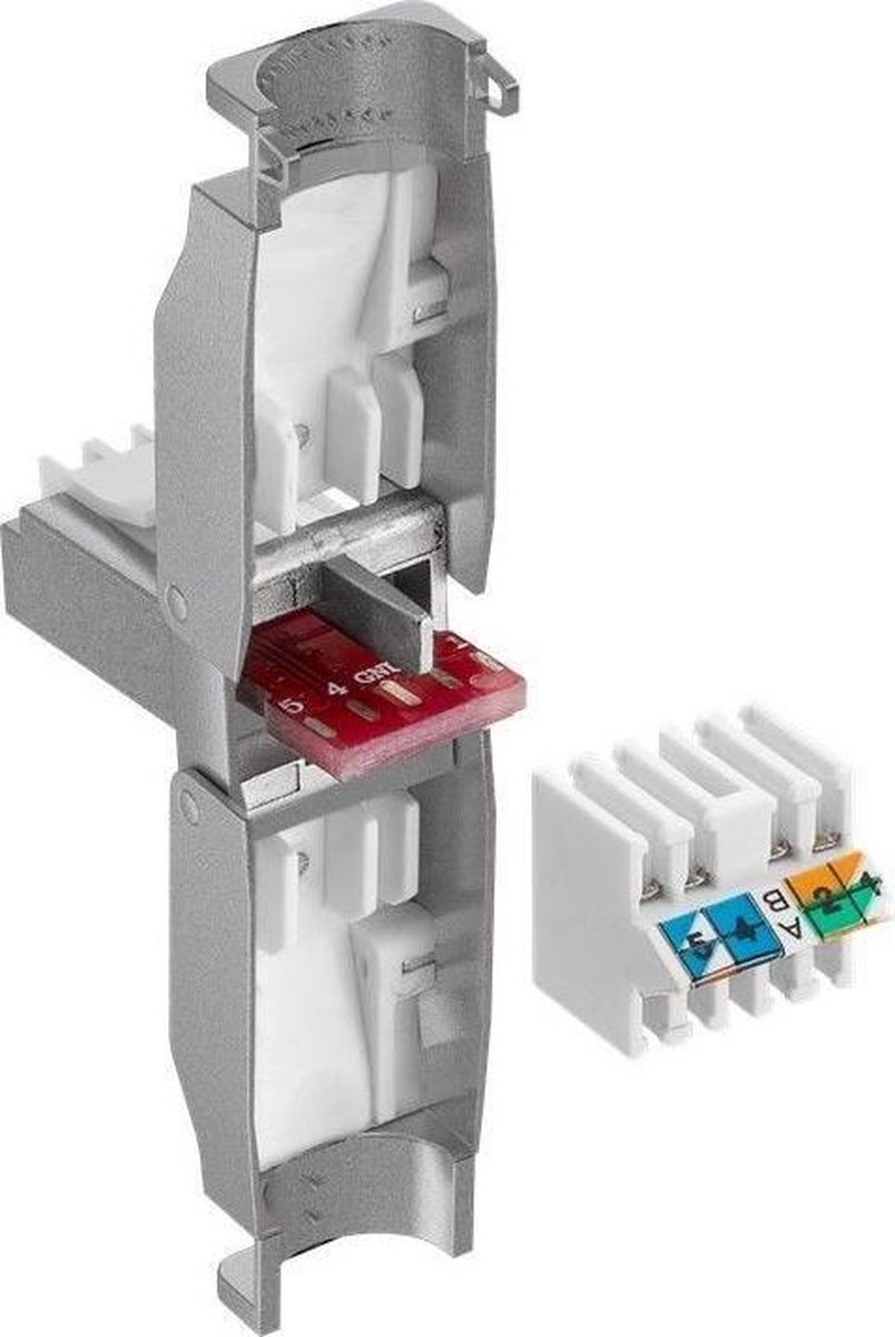 RJ45 toolless connector voor F/UTP / S/FTP CAT6 netwerkkabel - per stuk |  bol.com