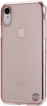 iPhone XR siliconenhoesje oud roze / Siliconen Gel TPU / Back Cover / Hoesje iPhone XR roze doorzichtig