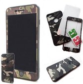 iPhone X Full Body Cover Case Army defender 360 graden Legerprint