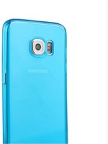 HEM Samsung S6 Edge Blauw Siliconen hoesje - Transparant - SM-G925 - Hoesje