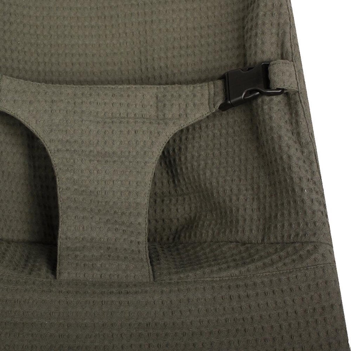Ukje Hoes Wipstoelhoes geschikt voor BabyBjörn Wipstoel Bliss en Balance Soft - Geschikt als Vervanging Originele Baby Björn Hoes - Perfecte Pasvorm - Zacht katoen - Tweezijdig te Gebruiken - Beschermt je Stoel - Makkelijk Wasbaar - Groen Wafelstof – foto 2